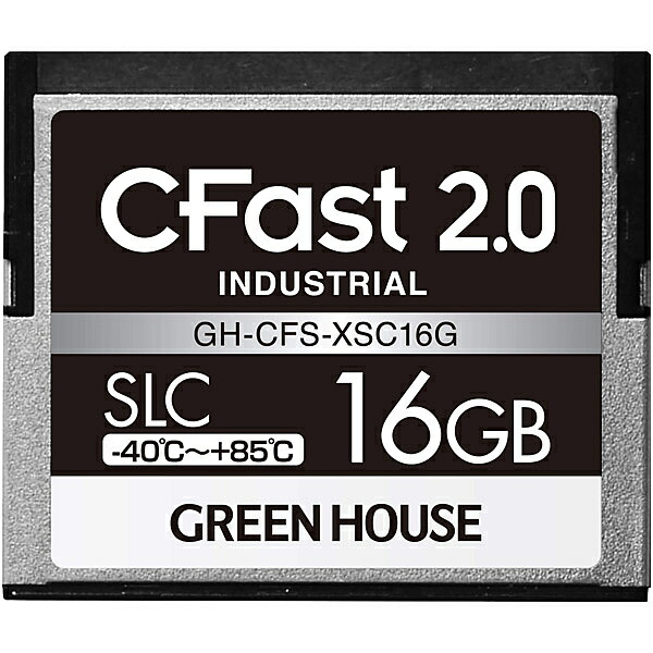 【貨物輸送無料】GREEN HOUSE GH-CFS-XSC16G CFast2.0 SLC -40度85度 16GB 3年引き請ける【店卸し資産準拠集団:お取り寄せ】