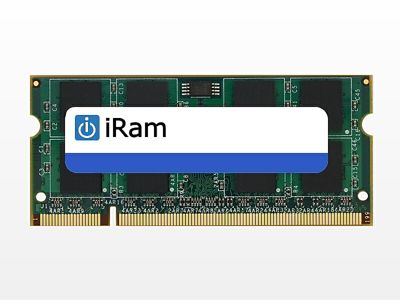 【送料無料】 iRam Technology IR4GSO800D2 Mac 増設メモリ DDR2/ 800 4GB 200pin SO-DIMM 【在庫目安:お取り寄せ】