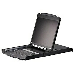 【貨物輸送無料】ATEN CL5816NJJL 19inLCD一体型16界面KVMドロワー/ マルチ界面/ ロング軌跡【店卸し資産準拠集団:お取り寄せ】| 事務室 事務室調度品