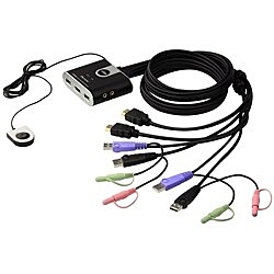 【送料無料】ATEN CS692 HDMI・オーディオ対応2ポートUSB KVMPスイッチ【在庫目安:お取り寄せ】|PC&家電《CaravanYU 店》