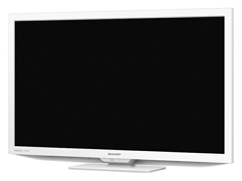 SHARP 2T-C24DE-W 24V型地上 BS 110度CSデジタルハイビジョンLED液晶テレビ 外付HDD対応 ホワイト系  【オープニングセール】