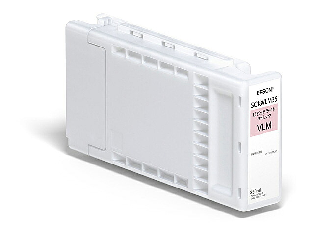 【貨物輸送無料】EPSON SC18VLM35 SureColor用 インキ薬莢/ 350ml（ビビッドライトマゼンタ）【店卸し資産引き合い:お取り寄せ】| 摺り切る品 インキ インキ薬莢 インキ貯蔵タンク 完全無欠 インクジェット 印刷者 取り替えっこ 新品 マゼンタ