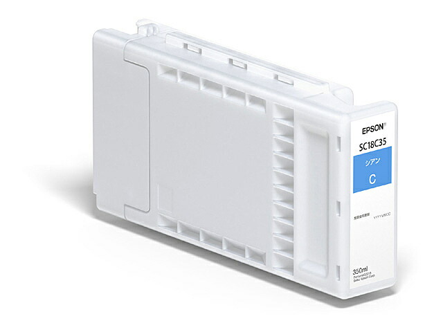 【貨物輸送無料】EPSON SC18C35 SureColor用 インキ薬莢/ 350ml（シアン）【店卸し資産引き合い:お取り寄せ】| インキ インキ薬莢 インキ貯蔵タンク 完全無欠 完全無欠インキ
