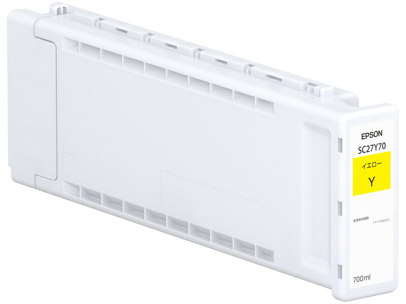 【送料無料】 EPSON SC27Y70 SureColor用 インクカートリッジ/ イエロー（700ml） 【在庫目安:お取り寄せ】| インク インクカートリッジ インクタンク 純正 純正インク