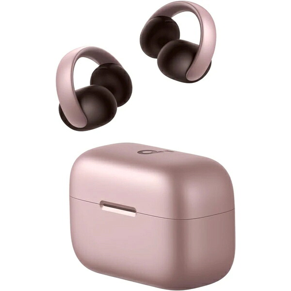 【送料無料】 アンカー・ジャパン A3388N51 Soundcore AeroClip （Bluetooth 5.4） ピンク＆ブラウン 【在庫目安:お取り寄せ】