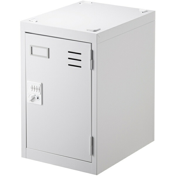 【送料無料】 サンワサプライ PLK-PS300W 個別ロッカー(W316×D400×H500mm) 【在庫目安:お取り寄せ】| オフィス オフィス家具 収納 棚 引き出し キャビネット ラック