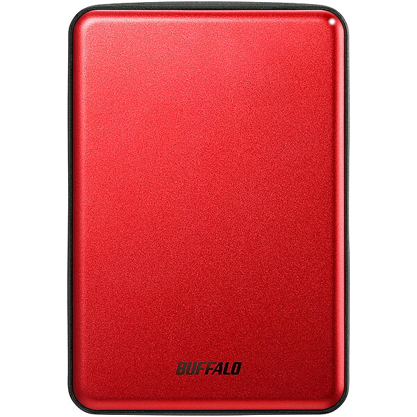 【送料無料】 バッファロー HD-PUS1.0U3-RDD USB3.1（Gen.1）対応 アルミ素材＆薄型ポータブルHDD 1TB レッド 【在庫目安:お取り寄せ】| パソコン周辺機器