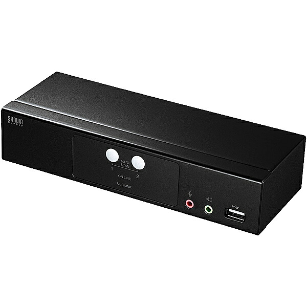 【貨物輸送無料】サンワサプライ SW-KVM2HHC HDMI相応うマイコン自動小銃うつり変わり器（2：1）【店卸し資産引き合い:お取り寄せ】