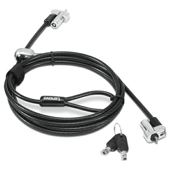 【送料無料】 レノボ・ジャパン 4XE1B81916 Kensington NanoSaver ツインヘッド ケーブルロック 【在庫目安:お取り寄せ】| サプライ 盗難防止ワイヤー 盗難防止 盗難 防止 ワイヤー ワイヤ ロック セキュリティ 錠 鍵