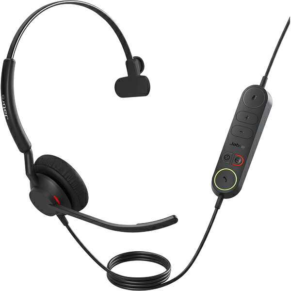 【送料無料】 GNオーディオ 4093-419-279 Jabra コンタクトセンター用ヘッドセット USB-A 片耳 UC認定 コントロールユニット付「Jabra Engage 40 - (Inline Link) USB-A UC Mono」 【在庫目安:お取り寄せ】