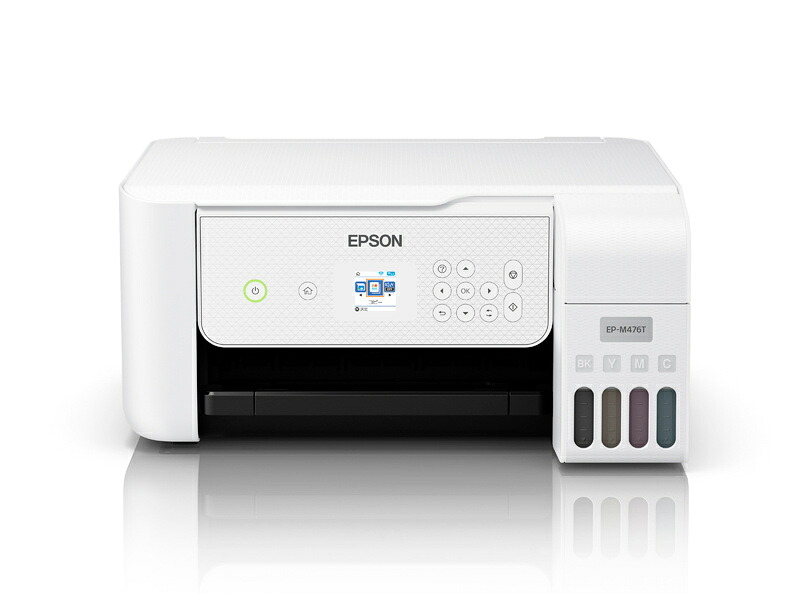 【送料無料】EPSON EP-M476T A4カラーインクジェット複合機/ エコタンク搭載モデル/ 4色/ 無線LAN/ スマホ対応/ 1.44型液晶【在庫目安:僅少】| プリンター プリンタ 複合機|PC&家電《CaravanYU 店》