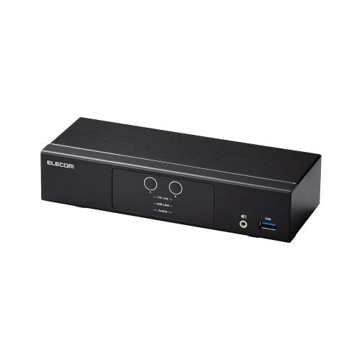 【送料無料】ELECOM KVM-NHUS2 パソコン切替器(KVM)/ HDMI/ 2ポート【在庫目安:お取り寄せ】|PC&家電《CaravanYU 店》