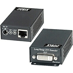 【貨物輸送無料】ジョブル DE02E DVI-D CAT5e長距離取りひろげる器【店卸し資産準拠集団:お取り寄せ】