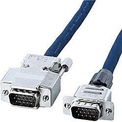 【送料無料】サンワサプライ KB-CHD155N ディスプレイケーブル（複合同軸・アナログRGB・5m）【在庫目安:お取り寄せ】| パソコン周辺機器