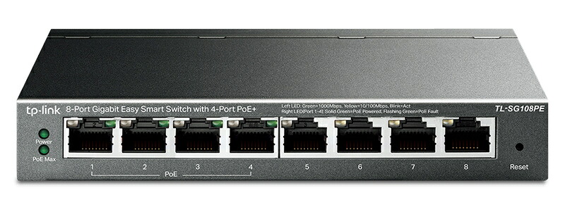 【棚卸し資産判定基準:あり】【貨物輸送無料】TP-LINK TL-SG108PE(UN) 8界面 ギガビット PoE（4界面） イージースマートスイッチ| マイコン境界線の外側装具 スイッチングこしき L2取り替えっこ 度合い2取り替えっこ 取り替えっこ こしき L2 網状組織 パソコン マイコン
