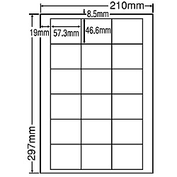 【貨物輸送無料】オリエント刷り上げる LDW18UF シートカットラベル A4版 18面付(1入れもの500居敷き)【店卸し資産準拠集団:お取り寄せ】| 付け紙 印判 居敷き 印判刷り上げる 印刷人 自作 日用品雑貨・文房具・手芸-ラベル・ステッカー