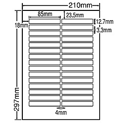 【送料無料】 東洋印刷 LDW30OCF シートカットラベル A4版 30面付(1ケース500シート) 【在庫目安:お取り寄せ】| ラベル シール シート シール印刷 プリンタ 自作
