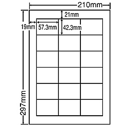 【送料無料】 東洋印刷 LDW18PF シートカットラベル A4版 18面付(1ケース500シート) 【在庫目安:お取り寄せ】| ラベル シール シート シール印刷 プリンタ 自作