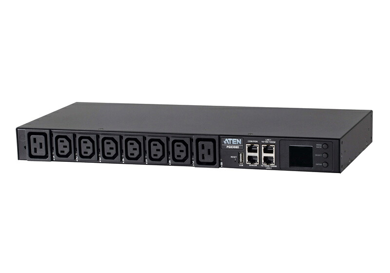 【送料無料】ATEN PG8308B 30A 8ポート 計測・電源管理機能搭載インテリジェントPDU【在庫目安:お取り寄せ】| オフィス オフィス家具 サーバーラック用コンセント コンセント サーバーラック サーバー ラック|PC&家電《CaravanYU 店》