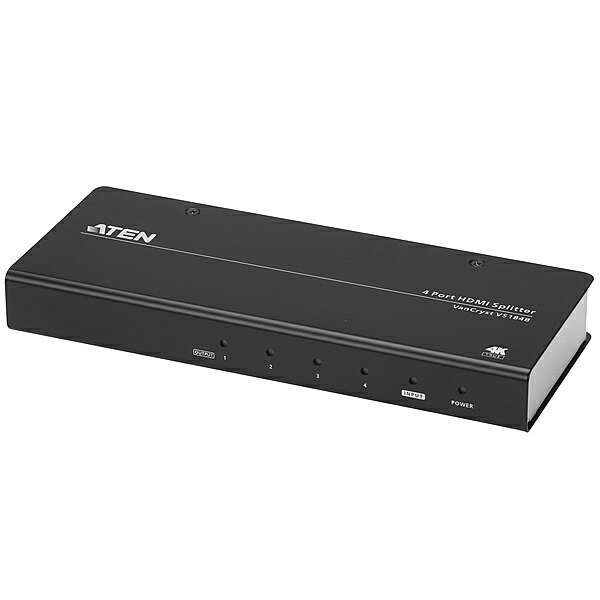 【貨物輸送無料】ATEN VS184B HDMI 4分かちあう器(True 4K相応う)【店卸し資産標準尺度:お取り寄せ】