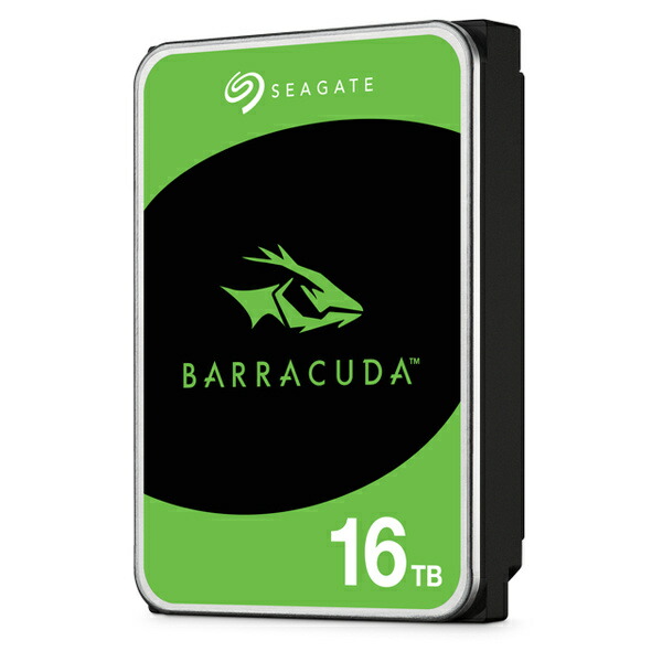 【在庫目安:あり】【送料無料】 Seagate BarraCuda 3.5 16TB 内蔵HDD メーカー2年保証 SATA 6.0Gb/ s 512MB 7200rpm ST16000DM001 CMR| パソコン周辺機器 ハードディスクドライブ
