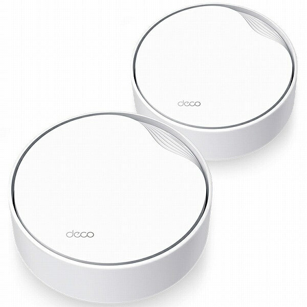 【貨物輸送無料】TP-LINK Deco X50-PoE(2-pack)(US) AX3000 PoE相応うメッシュWi-Fi 6取り合わせ（2容器に並べる）【店卸し資産引き合い:お取り寄せ】