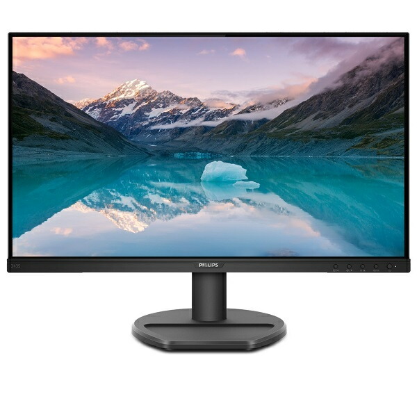 【店卸し資産準拠集団:あり】【貨物輸送無料】PHILIPS 243S9A/11 液晶見せびらかす 23.8型/ 1920×1080/ USB-C、DisplayPort、HDMI/ 黒いこと/ 金棒引き：あり/ 5年次盛りだくさん引きうける/ 省リソース化包み/ 給電(PD)65W| 家電 見せびらかす 見せびらかす 管する 管する