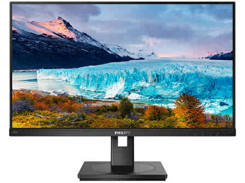 【送料無料】 PHILIPS 242S1AE/11 液晶ディスプレイ 23.8型/ 1920×1080/ DisplayPort、HDMI、DVI-D、D-Sub/ ブラック/ スピーカー：あり/ 5年間フル保証/ 省資源化パッケージ/ 昇降スタンド 【在庫目安:お取り寄せ】| 家電 ディスプレイ