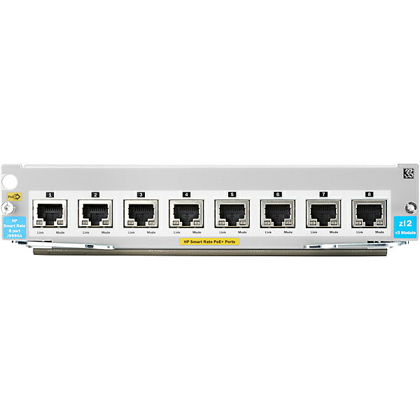 【送料無料】 J9995A HPE Aruba Networking 8-port 1/ 2.5/ 5/ 10GBASE-T PoE+ MACsec v3 zl2 Module 【在庫目安:お取り寄せ】| パソコン周辺機器 拡張モジュール モジュール 拡張 PC パソコン