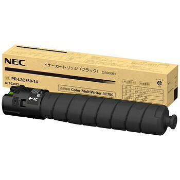 【送料無料】NEC PR-L3C750-14 トナーカートリッジ（ブラック）【在庫目安:お取り寄せ】| トナー カートリッジ トナーカットリッジ トナー交換 印刷 プリント プリンター｜PC＆家電《CaravanYU 店》