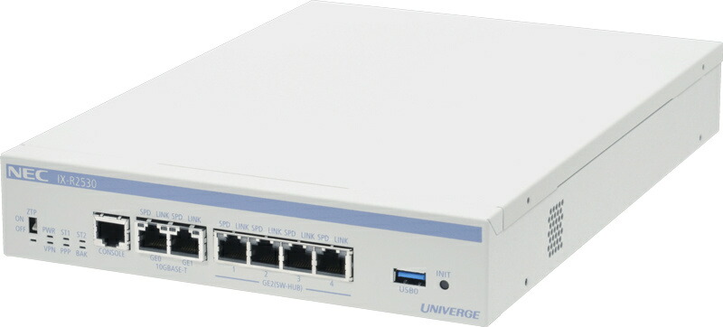 【在庫目安:あり】【送料無料】 NEC BI000132 5年無償保証 10ギガビット対応小型・多機能ルータ UNIVERGE IX-R2530 98,476円