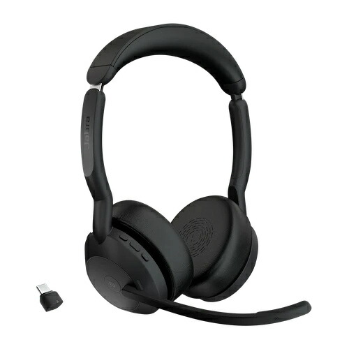【店卸し資産準拠集団:あり】【貨物輸送無料】GNオーディオ 25599-999-899 Jabra 無線電話頭顱書き割り USB-C 両耳 MSお墨付き「Jabra Evolve2 55 Link380c/ 390c MS Stereo」| マイコン境界線の外側備品 頭顱書き割り ゲーミング 力くらべ マイコン マイクロホン パソコン 電話を掛ける