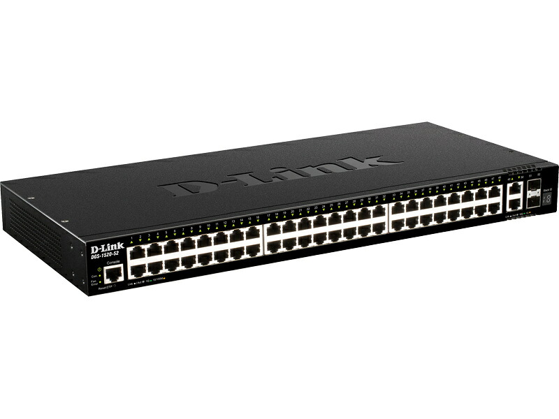 【貨物輸送無料】D-Link DGS-1520-52/A1 DGS-1520-52 ギガビットL3スタッカブル かっこ良いPro取り替えっこ、10/ 100/ 1000BASE-T界面×48、1000/ 10G BASE-T×2、10G SFP+拡張スロット×2、日本語グラフィカルユーザーインターフェース【店卸し資産引き合い:お取り寄せ】
