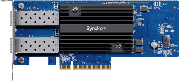 【送料無料】 Synology E10G30-F2 Dual Port 10GbE SFP+ supports SR/ LR and DAC 【在庫目安:お取り寄せ】| パソコン周辺機器 ネットワークストレージ ネットワーク ストレージ オプション 増設 交換
