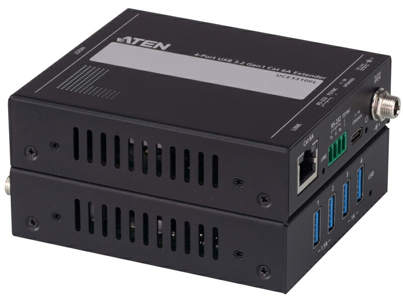 【貨物輸送無料】ATEN UCE33100 4界面USB 3.2 Gen 1 Cat 6A エクステンダー【店卸し資産準拠集団:お取り寄せ】