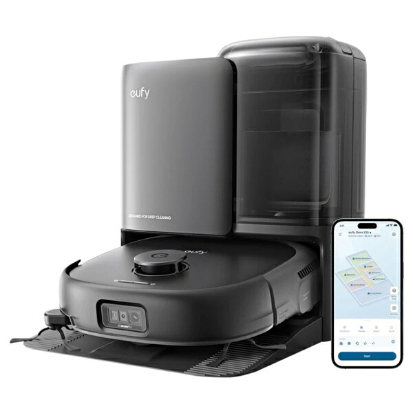【送料無料】 アンカー・ジャパン T2353511 Eufy Robot Vacuum Omni E25 (ロボット掃除機) ブラック 【在庫目安:お取り寄せ】