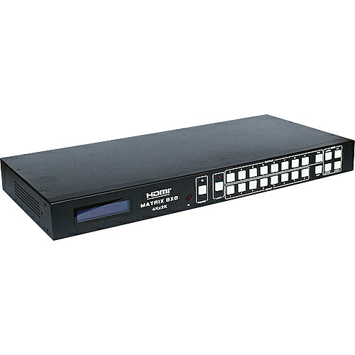 【送料無料】 ランサーリンク HDMX-A884K 4K2K対応8入力8出力HDMIマトリクススイッチャ 【在庫目安:お取り寄せ】