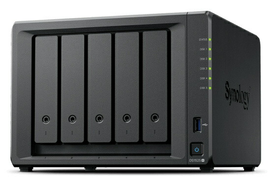 【在庫目安:あり】【送料無料】 Synology AMD Ryzen V1500B CPU搭載5ベイNAS DiskStation DS1525+| NAS RAID レイド 107,630円