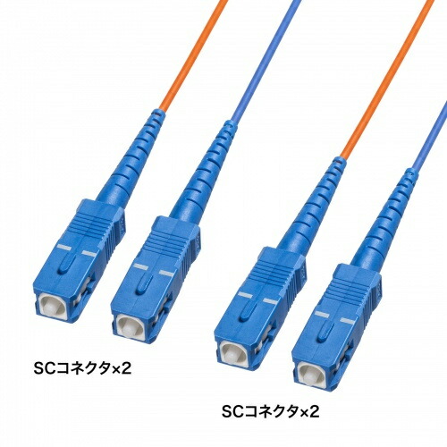 【貨物輸送無料】サンワサプライ HKB-CSSCSC1-200 吊りひも寄せあつめる型光衣料繊維有線テレビ（シングル流行り物、SC×2-SC×2、200m）【店卸し資産準拠集団:お取り寄せ】