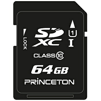 【送料無料】 プリンストン PSDU-64G UHS-I規格対応 SDXCカード 64GB 【在庫目安:お取り寄せ】