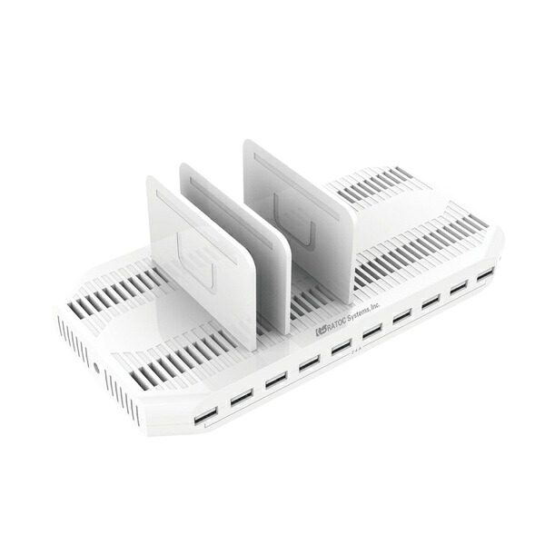 【貨物輸送無料】ラトックシステム RS-USBCS10-96 USB申し受けるステイション 10界面96W【店卸し資産引き合い:少ない】