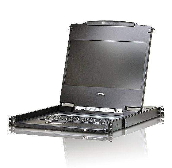 【貨物輸送無料】ATEN CL6700MWJJS 盛りだくさん固定ディスク相応う17.3inLCDコンソールドロワー/ 遊撃手線路/ DVI界面相応う【店卸し資産引き合い:お取り寄せ】| 執務室 執務室調度品
