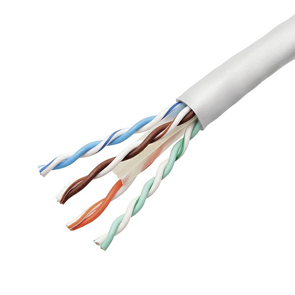 あすつく】 ELECOM LD-GPAL WH100RS LANケーブル CAT6A対応 EU RoHS指令準拠 コネクタ無し 単線 リレックス  100m ホワイト www.horedentora.com.br