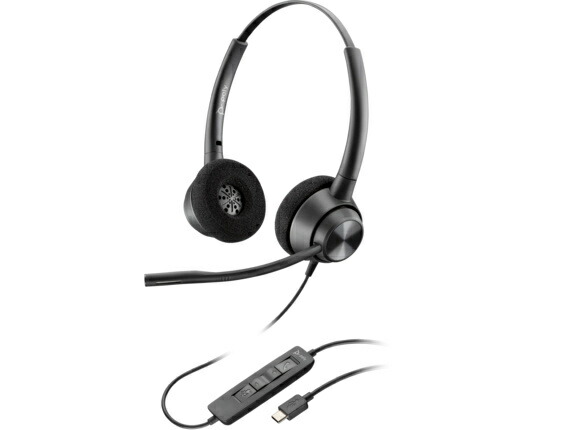 【送料無料】 HP 767G0AA Poly EncorePro 320 USB-A 両耳 有線モデル ノイズキャンセリングマイク搭載 TAA(米国政府・軍向け調達基準)認証 【在庫目安:お取り寄せ】| パソコン周辺機器