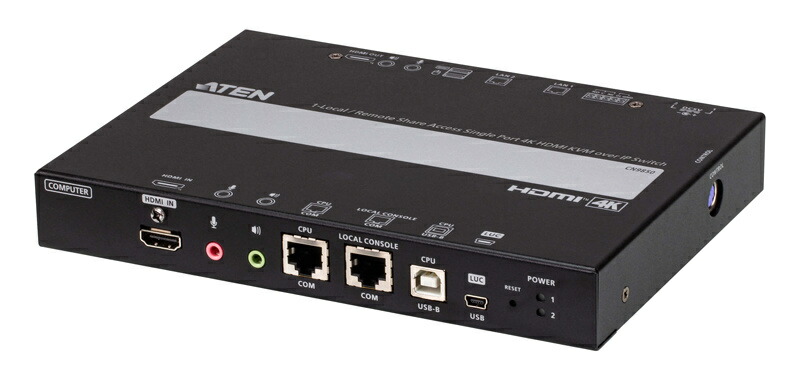 【送料無料】 ATEN CN9850 1ローカル/ リモート アクセス共有 1ポート HDMI KVM over IP(4K対応、RS-232C対応) 【在庫目安:お取り寄せ】