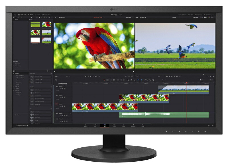 【貨物輸送無料】EIZO CS2731-ZBK 液晶見せびらかす 27型/ 2560×1440/ DVI、HDMI、DisplayPort、USB Type-C/ 黒いこと/ 金棒引き：なし【店卸し資産準拠集団:少ない】