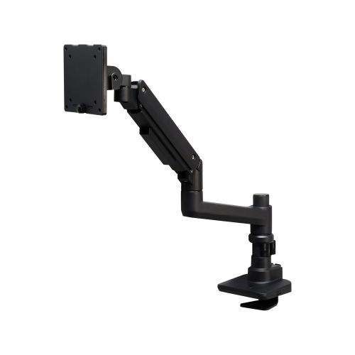 【在庫目安:あり】【送料無料】ELECOM DPA-SL09BK モニターアーム/ ディスプレイアーム/ シングルアーム/ ロング(支柱)/ ガス式/ 高耐荷重/ ブラック| オフィス オフィス家具 液晶ディスプレイアーム｜PC＆家電《CaravanYU 店》