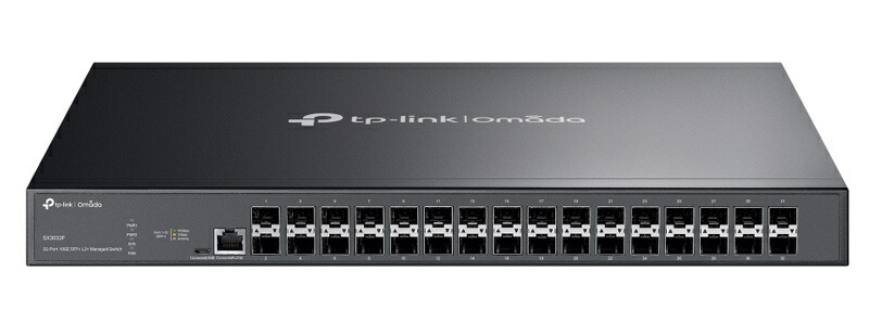 【送料無料】 TP-LINK SX3032F(UN) Omada 10GE SFP+スロット×32 L2+マネージスイッチ 【在庫目安:お取り寄せ】