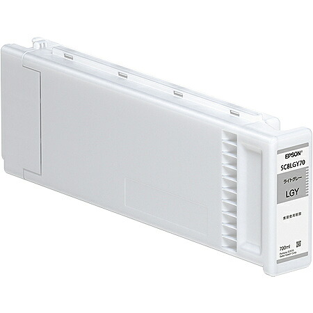 【送料無料】 EPSON SC8LGY70 SureColor用 インクカートリッジ/ 700ml（ライトグレー） 【在庫目安:お取り寄せ】| 消耗品 インク インクカートリッジ インクタンク 純正 インクジェット プリンタ 交換 新品 グレー