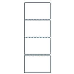 【送料無料】 東洋印刷 TMR-3B PDラベルBタイプ ヨコ4面付(再剥離タイプ)(サーマルプリンタ対応)(2000折) 【在庫目安:お取り寄せ】| ラベル シール シート シール印刷 プリンタ 自作